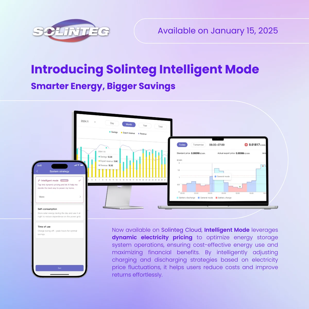 Solinteg Announces Intelligent Mode Launch on Solinteg Cloud, Advancing Smart Energy Management